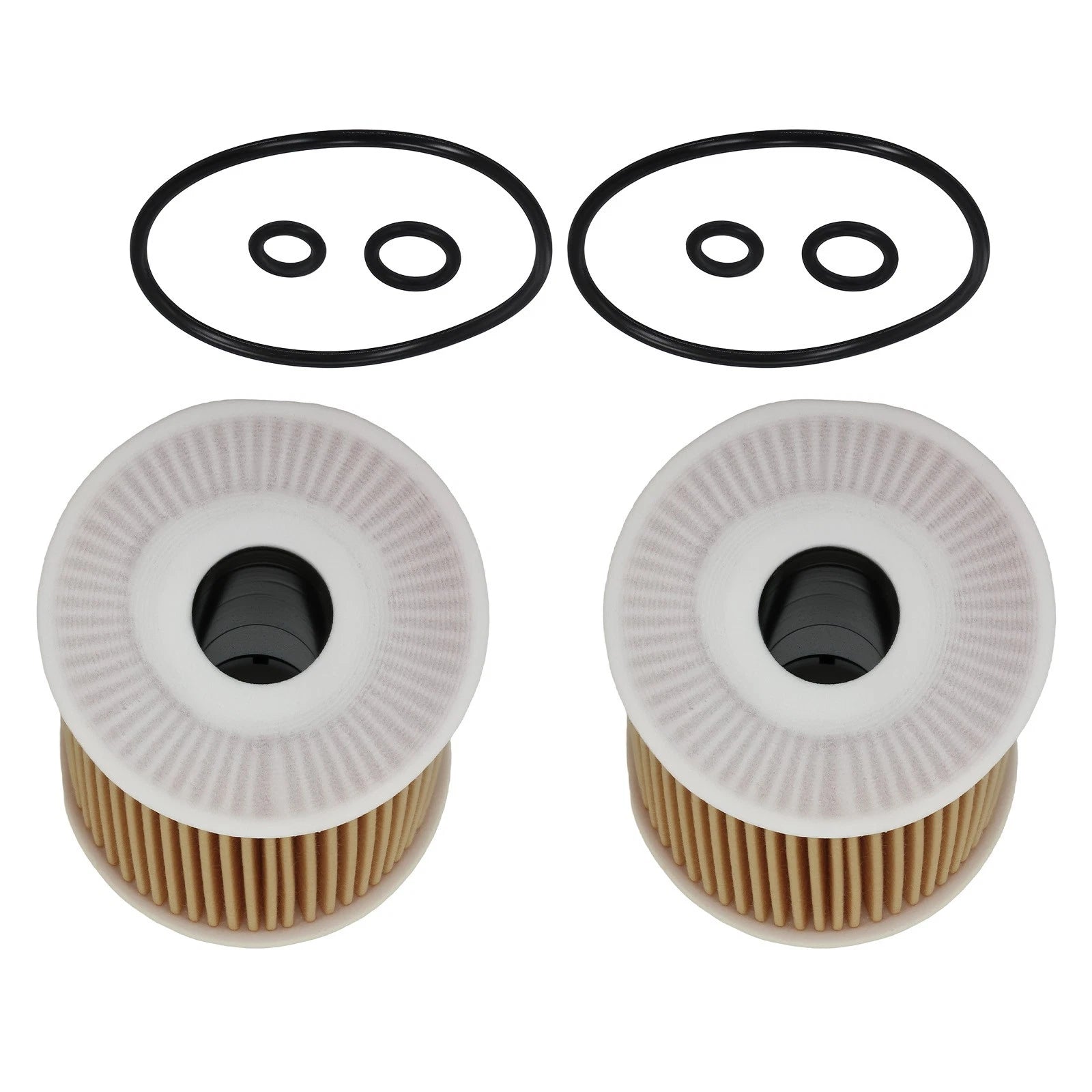 2 Pack Engine Filter for Volkswagen Passat 2.0L Diesel (2012–2014) HU7008z