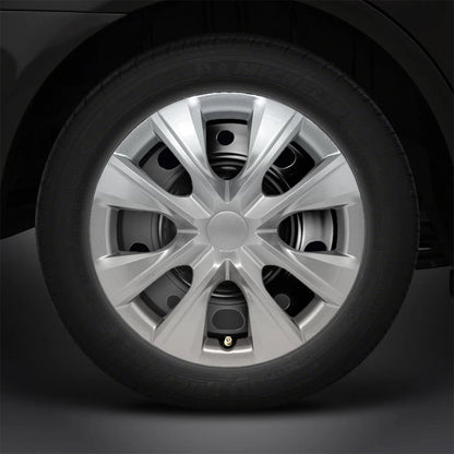 15" Silver Deluxe Hubcaps/Wheel Covers (Set of 4) for Corolla Style Look