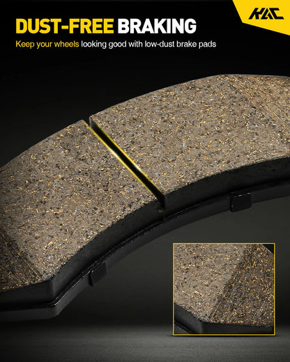 Front Ceramic Brake Pads for Chevy Tahoe Avalanche Silverado Suburban (2000–2006)