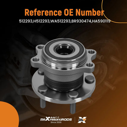 5-Bolt Wheel Hub & Bearing for Subaru Legacy Outback (2005–2009) Rear with ABS