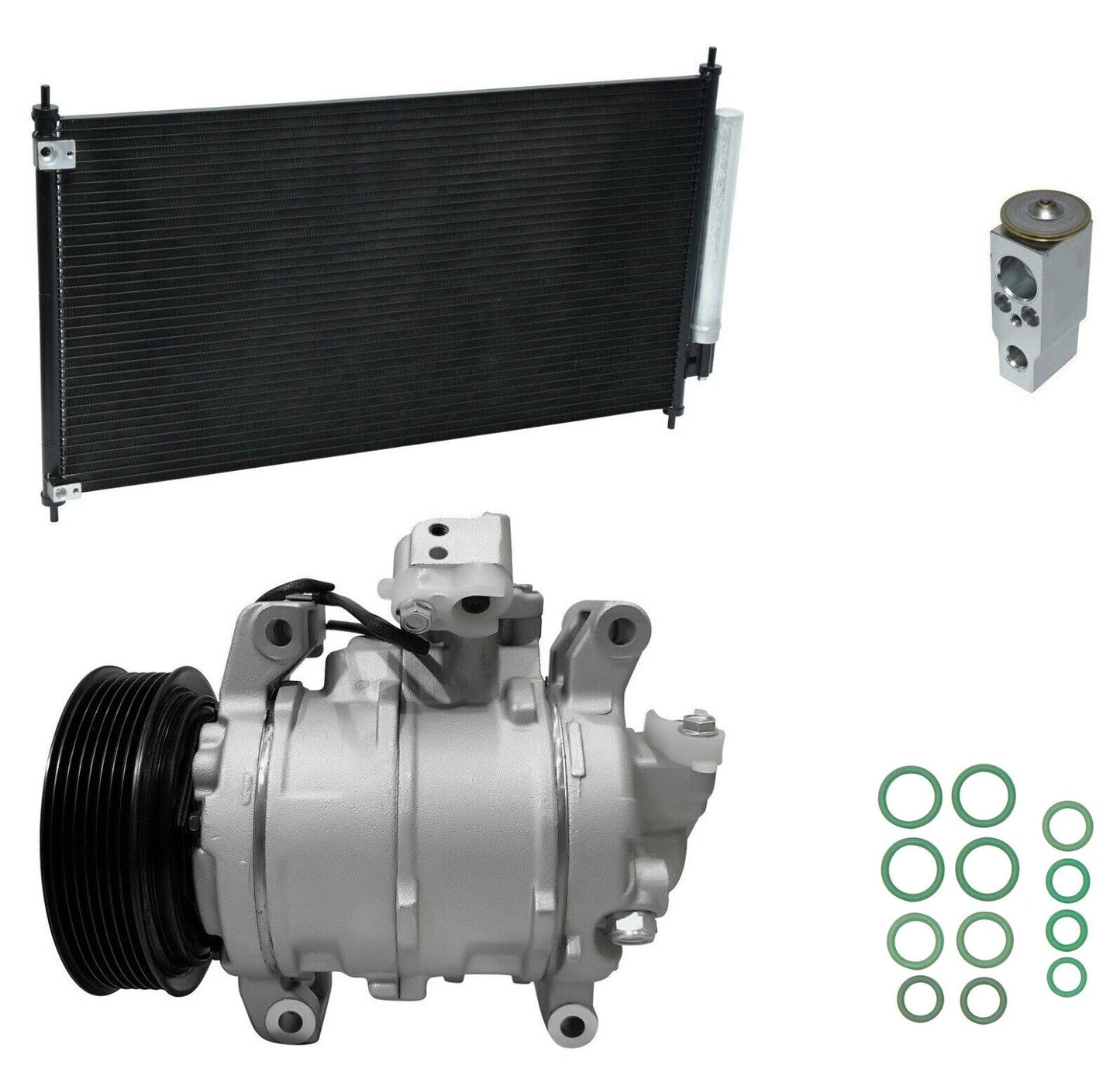 A C Compressor Kit With Condenser for Honda Accord 2.4L (2016–2017)