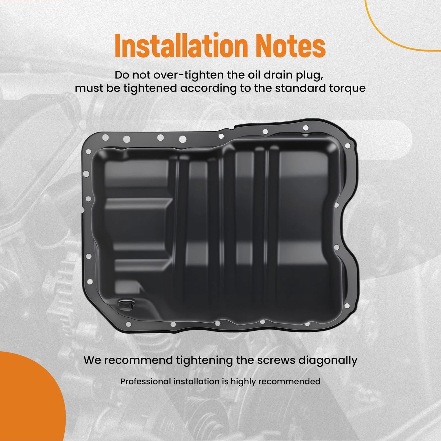 Lower Oil Pan for Mitsubishi Outlander Sport 2.0L (2012–2017) Steel Pan