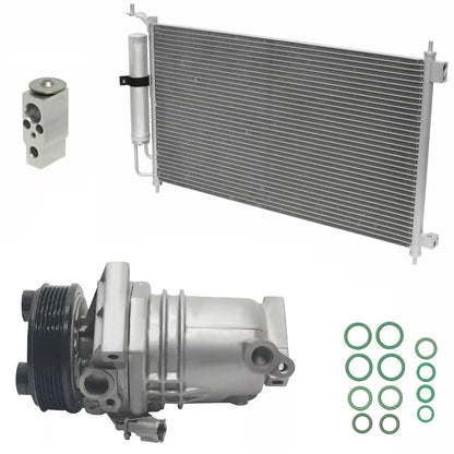 AC Compressor Kit With Condenser for Nissan Versa 1.8L (2011–2018)