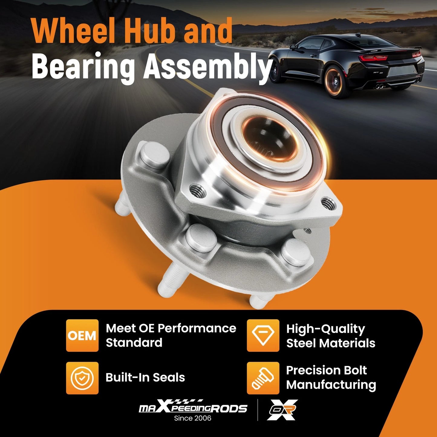 Front Wheel Hub Assembly for Cadillac CTS 3.6L (2008–2014)