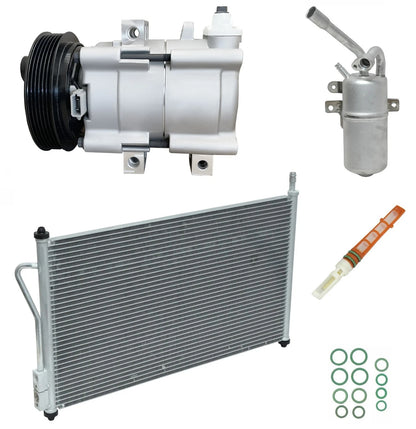 A/C Compressor Kit with Condenser Replacement for Ford Focus 2.0L (2006–2011)