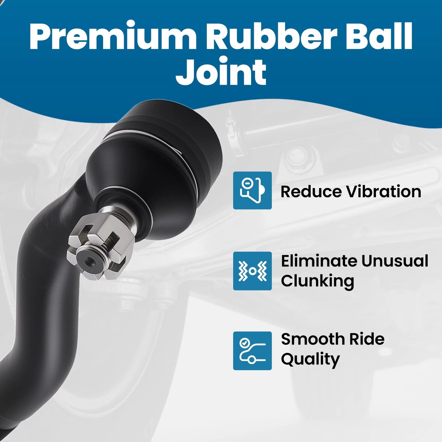 Front Inner Outer Tie Rod End Links Suspension Kit for Jeep Wrangler JK (2018–2018)