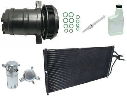 AC Compressor Kit with Condenser Replacement for Nissan Navara D40 (2005–2015)