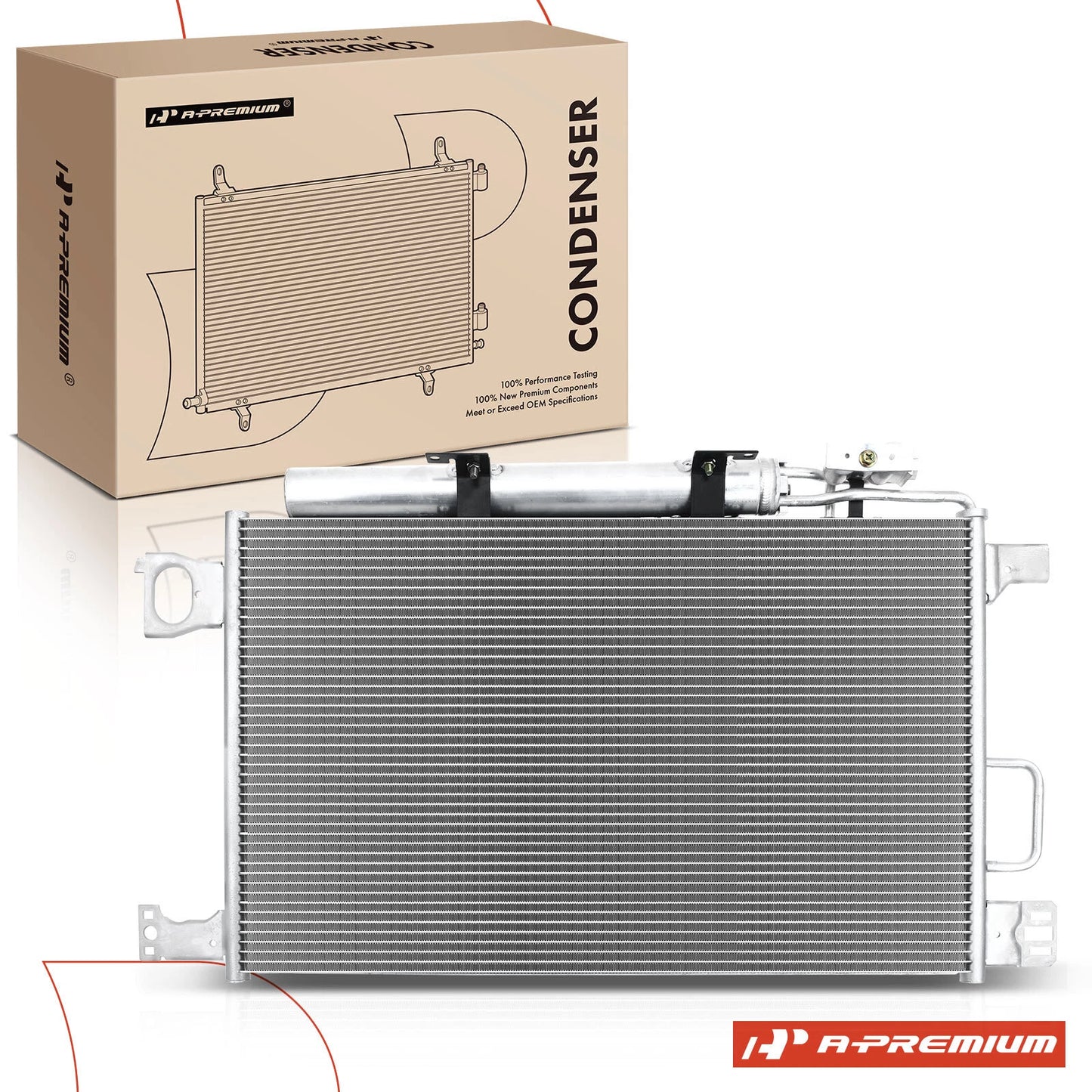 A/C Condenser with Receiver Drier for Benz W203 C230 C280 CLK350 CLK500 (2001–2007)
