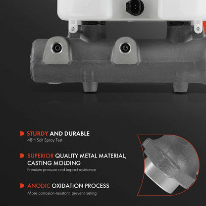 Brake Master Cylinder with Reservoir & Sensor for Silverado 2500 HD (2009–2013)
