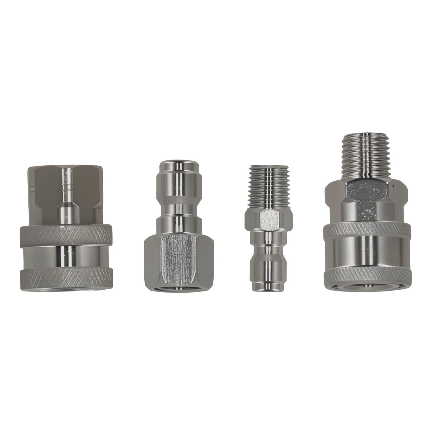 1/4" Quick Connect NPT Adapter for Pressure Washer for Stainless Steel (4pc)