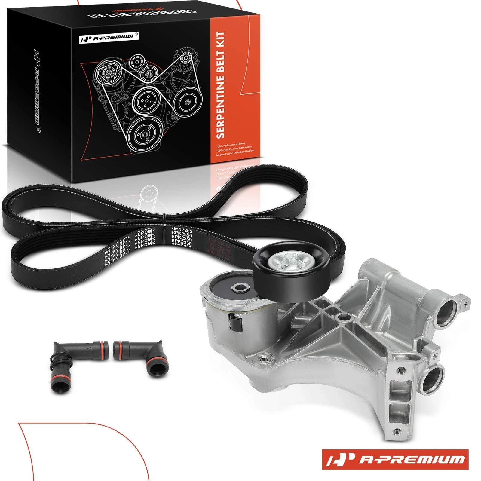 2X Serpentine Belt Drive Component Kit for Buick Park Avenue (1991–1996)