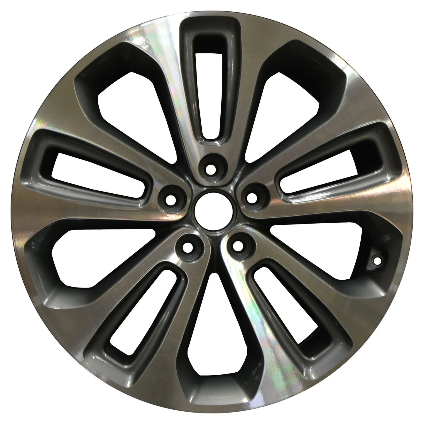 19x7.5 Factory Wheel Medium Metallic Charcoal Machined for Kia Sorento (2017–2022)