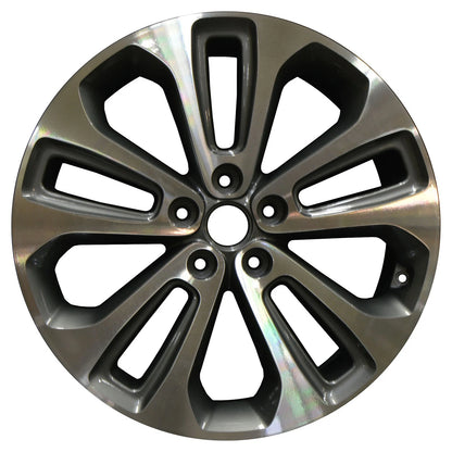 19x7.5 Factory Wheel Medium Metallic Charcoal Machined for Kia Sorento (2017–2022)