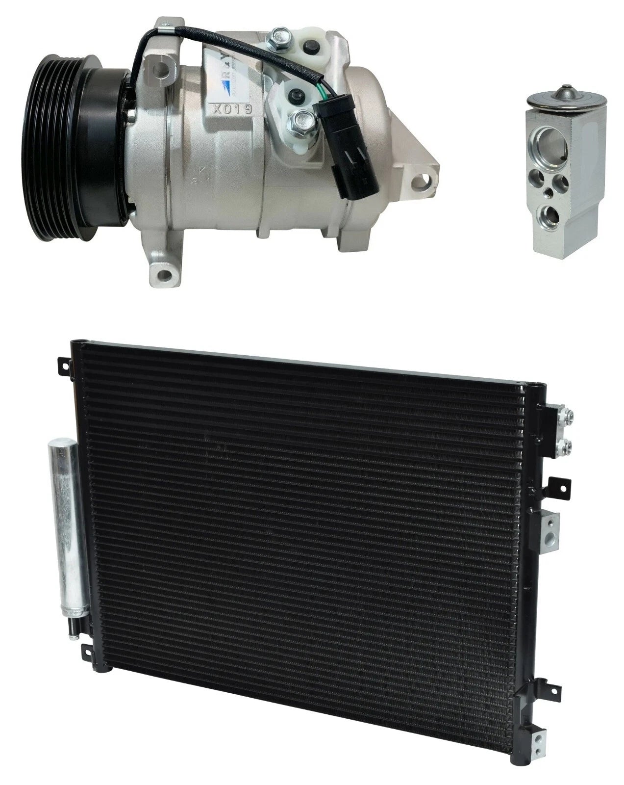 AC Compressor Kit With Condenser for Dodge Magnum 3.5L (2005–2007)