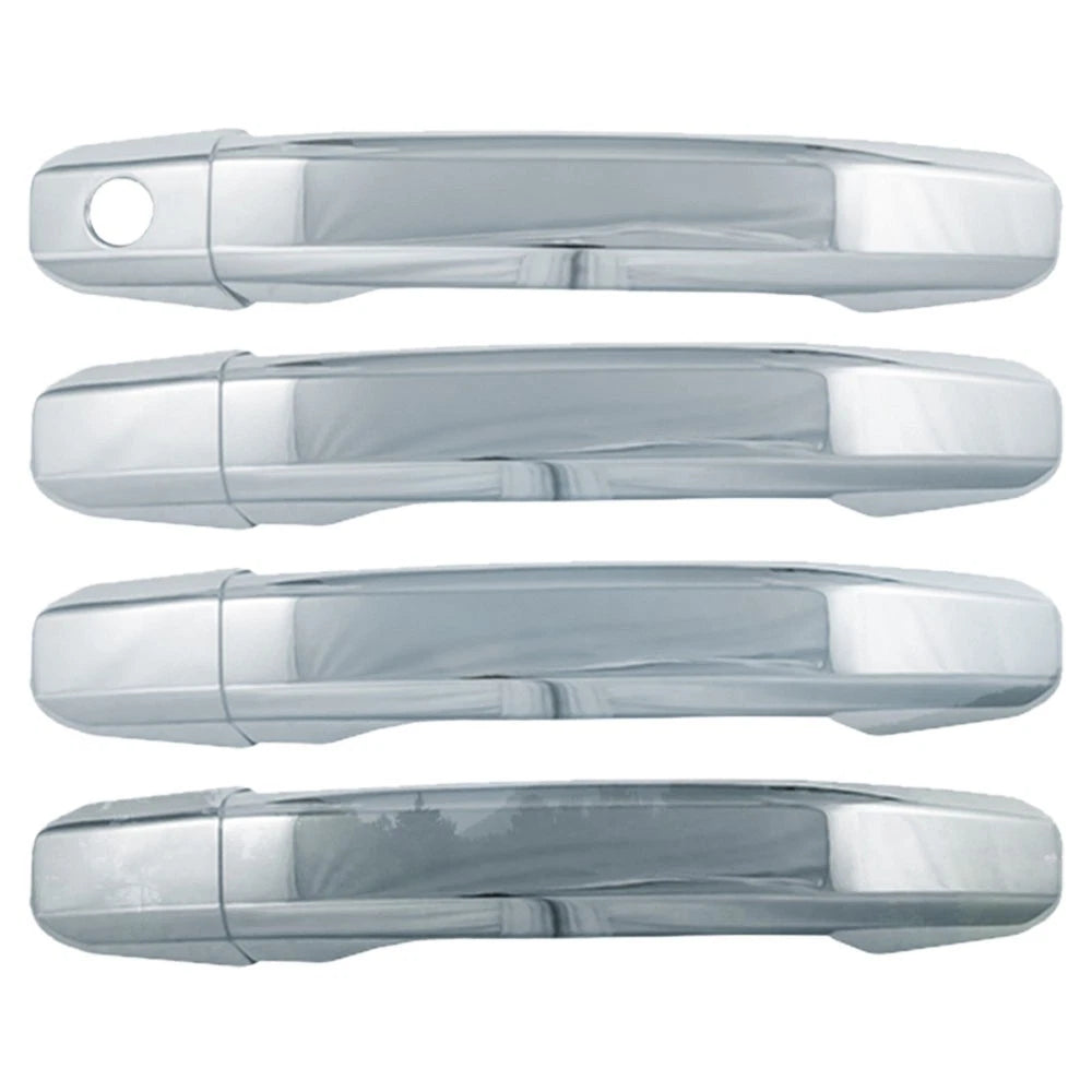 Door Handle Covers for 2015-2020 GMC Yukon SLE/SLT (Chrome Set of 4)