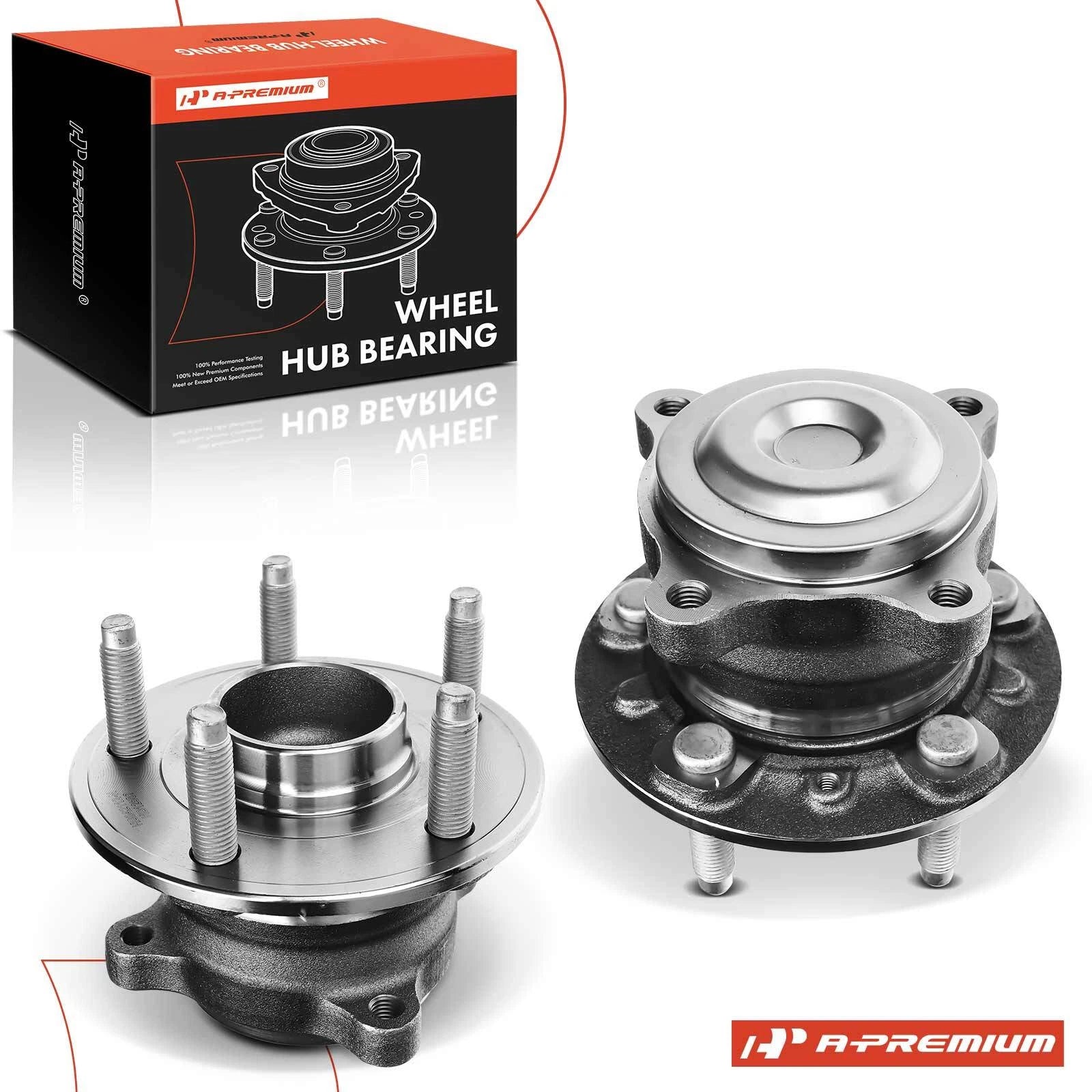 2X Rear Wheel Hub & Bearing Assembly for Chevrolet Cruze (2013–2015)