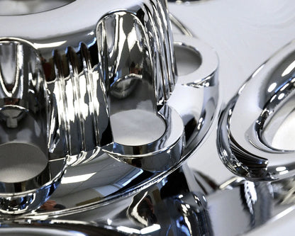 16 Inch 8 Lug Chrome Wheel Skins Hub Caps for Chevy Silverado Suburban (2007–2019)