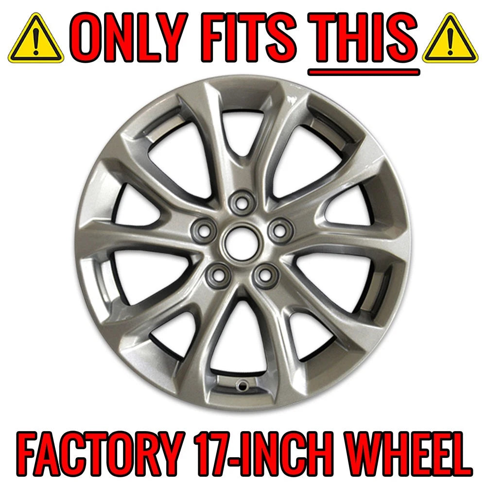 Chrome Wheel Skins 17 Inch Replacement for 2018-2021 Chevrolet Equinox