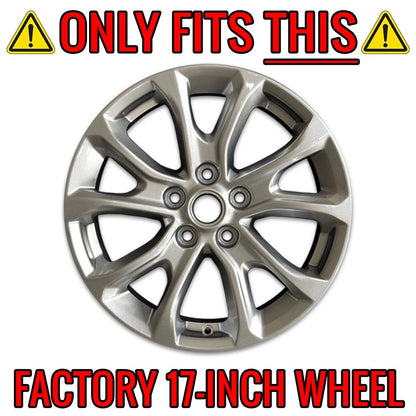 Chrome Wheel Skins 17 Inch Replacement for 2018-2021 Chevrolet Equinox
