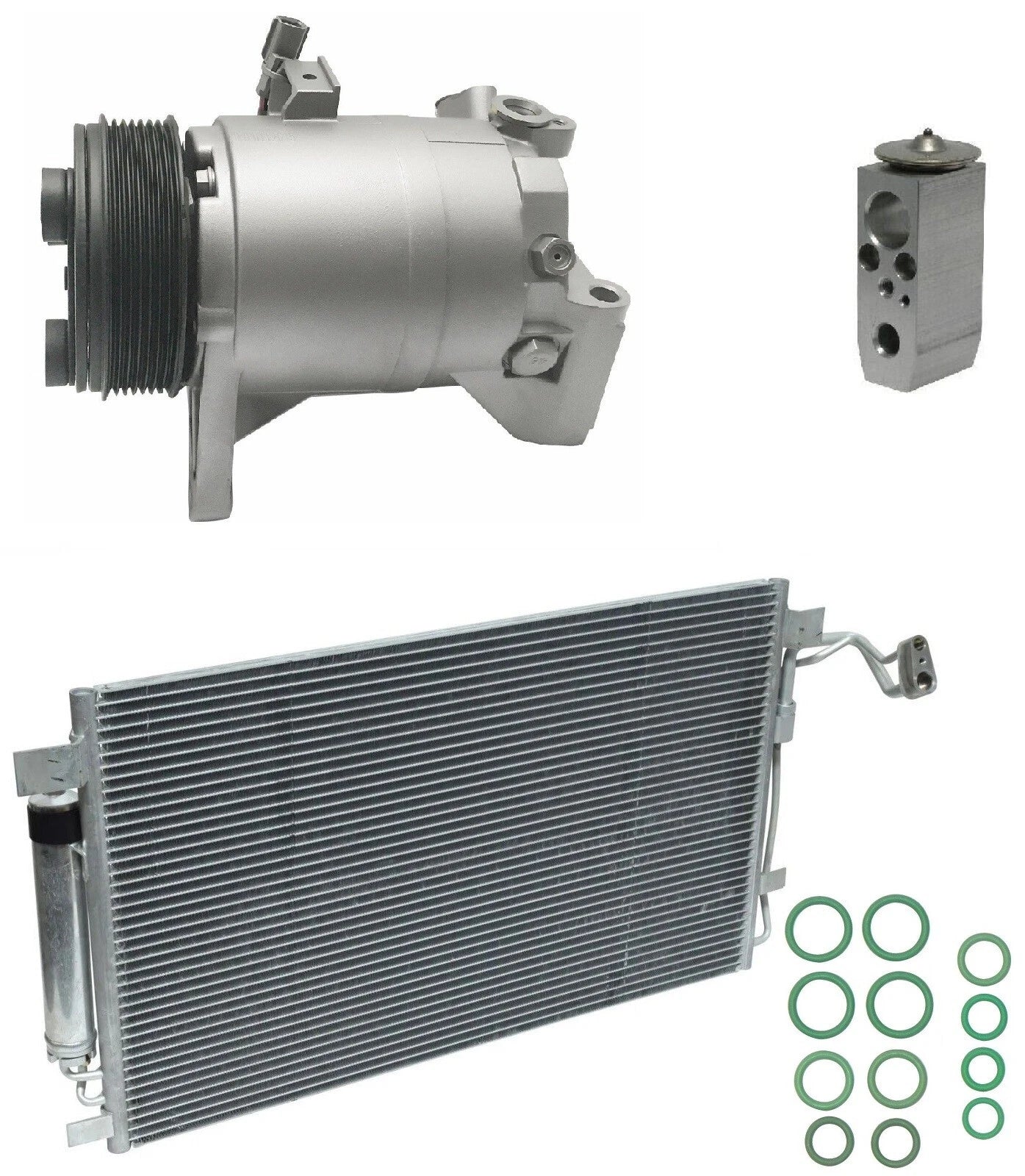 A/C Compressor Kit with Condenser for Nissan Maxima 3.5L (2009–2014)