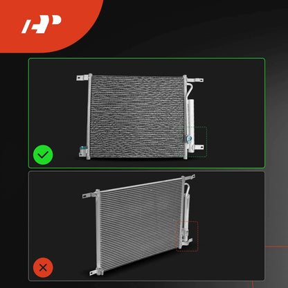A/C Condenser with Receiver Drier for Chevy Aveo 2009–2011