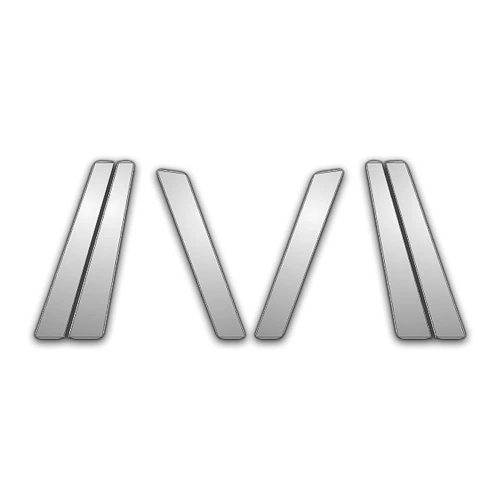 Chrome 6pc Pillar Covers Replacement for Hyundai Tucson (2004–2020)