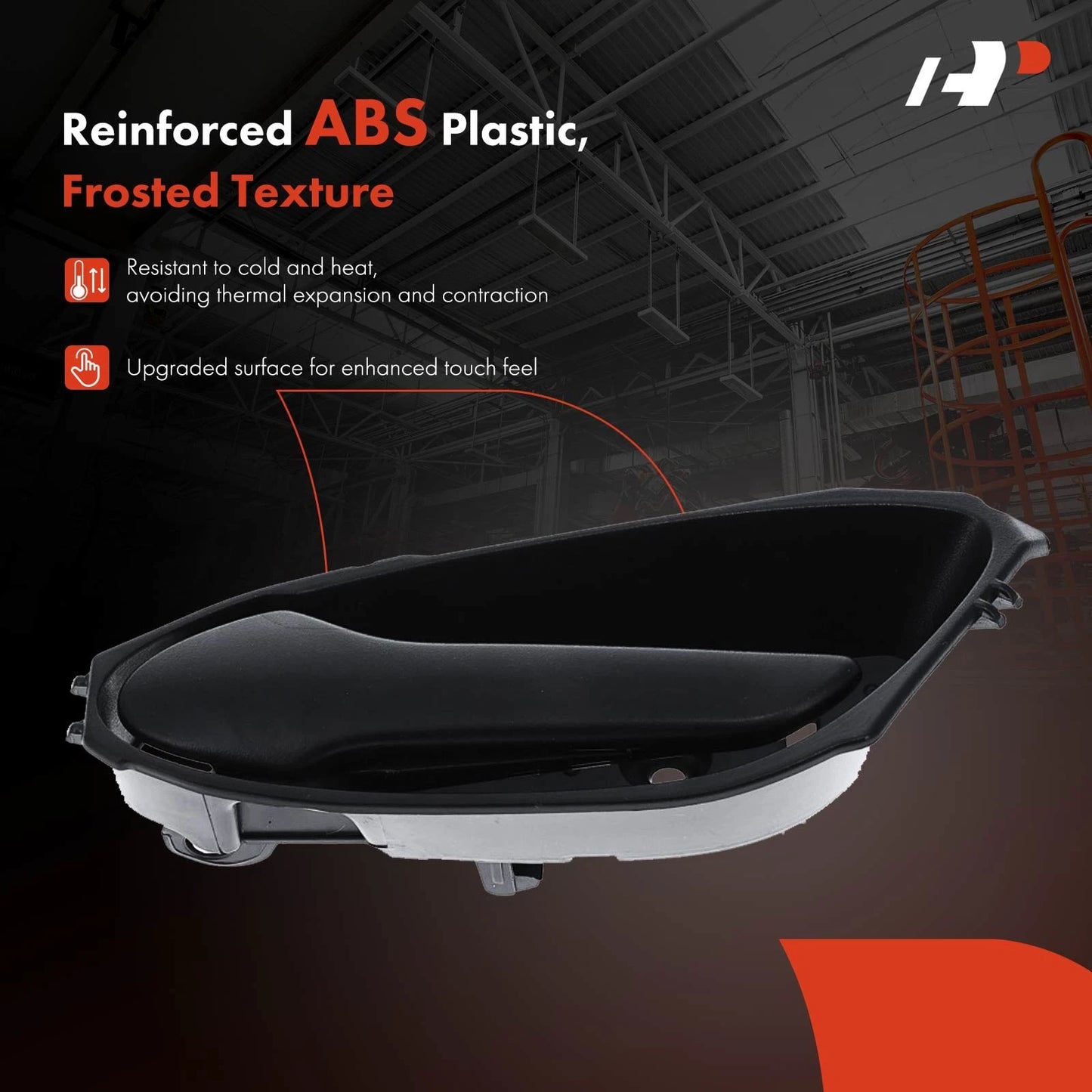 2X Black Interior Door Handle for Chevy Spark (2016–2022)