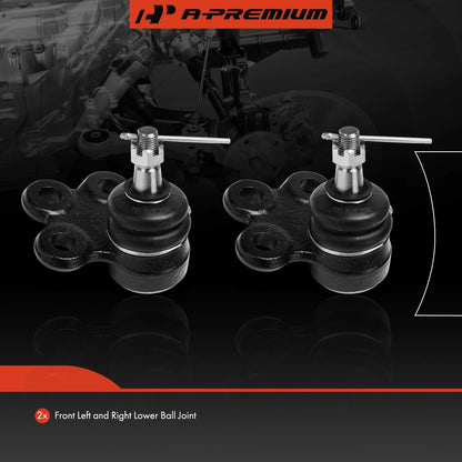 2X Front Lower Side Ball Joint for Chevrolet Malibu (2004–2005)