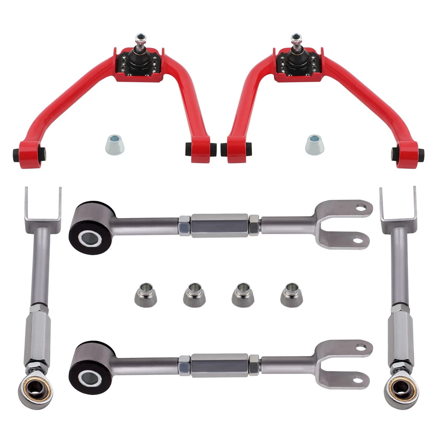 Adjustable Front & Rear Camber Traction Radius Arm Kit for Infiniti G35 (2003–2007)