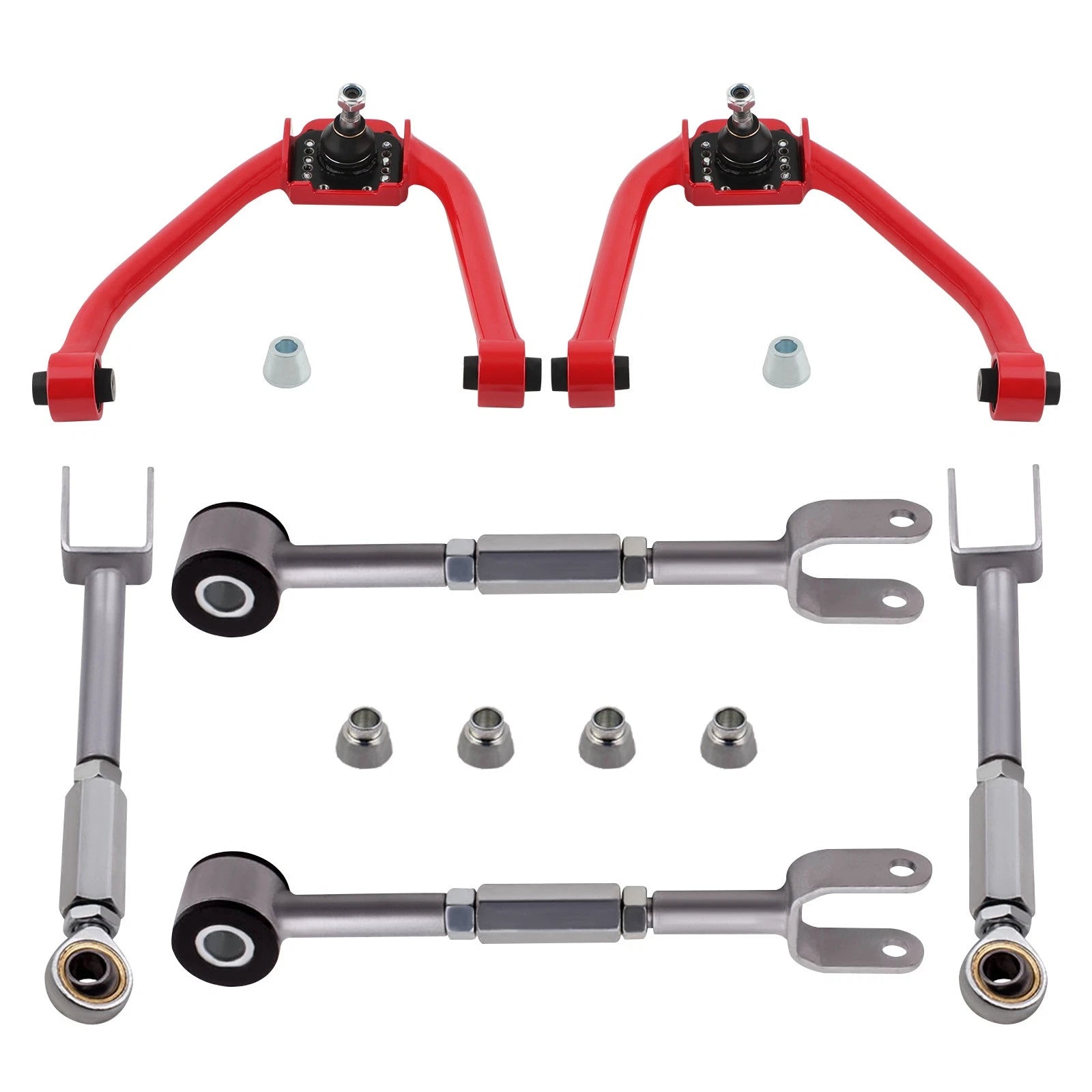 Adjustable Front & Rear Camber Traction Radius Arm Kit for Infiniti G35 (2003–2007)