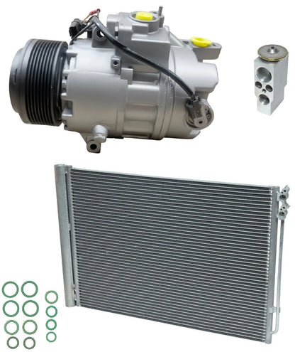 AC Compressor Kit with Condenser for BMW 740i 3.0L (2012–2015)