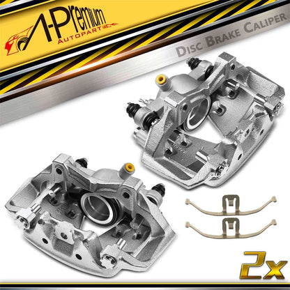 2X Brake Calipers with Bracket Front for Mercedes-Benz C350 (2010–2015)
