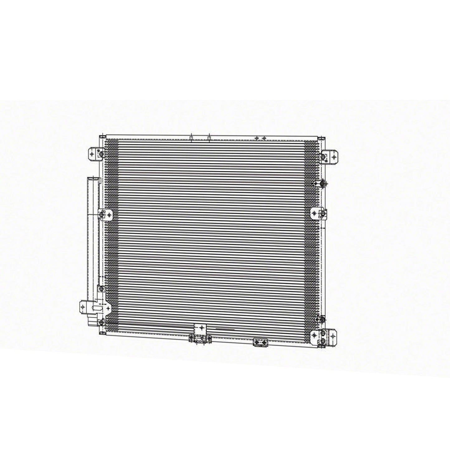 A/C Condenser Replacement Repair Part for Cadillac SRX (2004–2009)