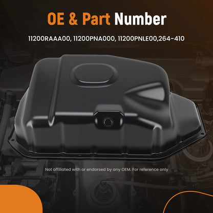 Engine Oil Pan with Bolts for Honda Civic Si CR-V (2002–2006)