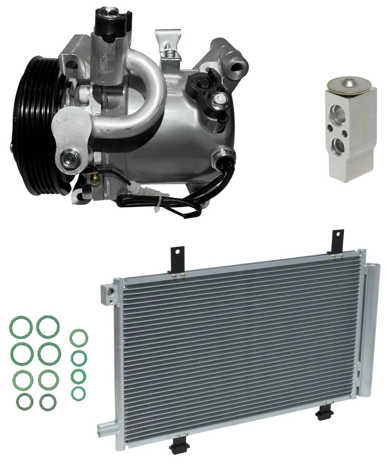 AC Compressor Kit With Condenser for Suzuki SX4 2.0L (2007–2013)