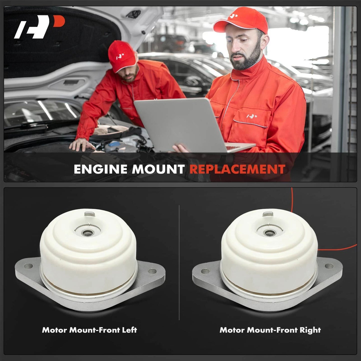 2X Engine Motor Mount for Mercedes-Benz C300 C350 (2008–2012)