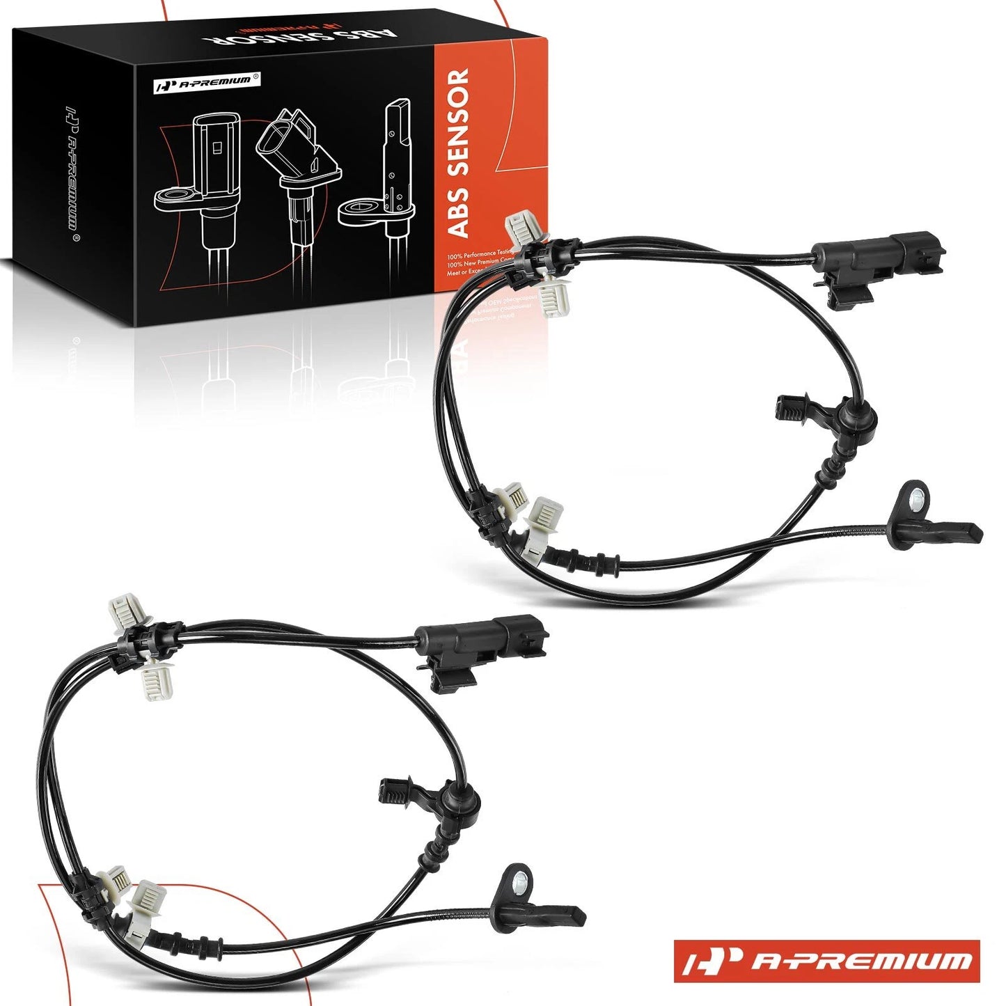 2X Rear ABS Wheel Speed Sensor for Chevrolet Malibu (2016–2023)
