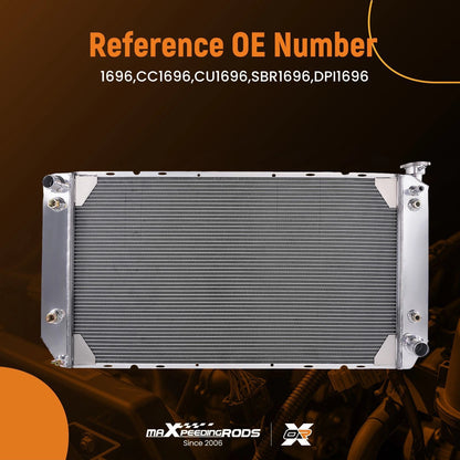 3 Row Radiator for Chevrolet GMC C2500 K2500 7.4L V8 (1988–2000)