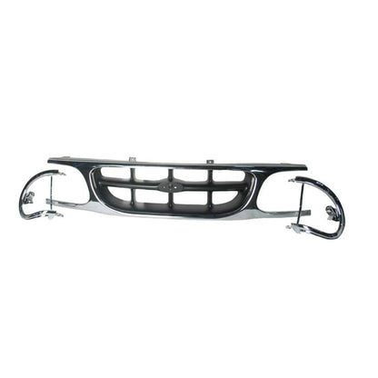 Front Grille Replacement Ready to Paint Plastic for Ford Ranger (2011–2018)