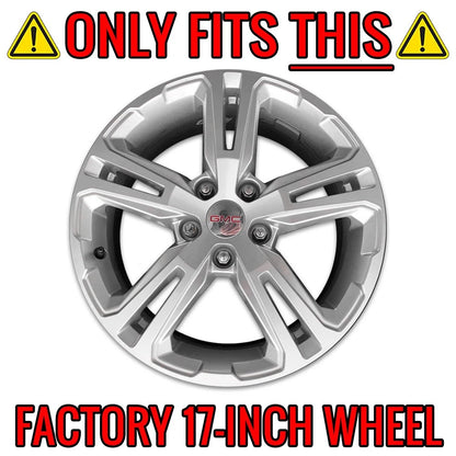 4 Wheel Skins Hub Caps Full Rim Covers for GMC Terrain (2018–2022)