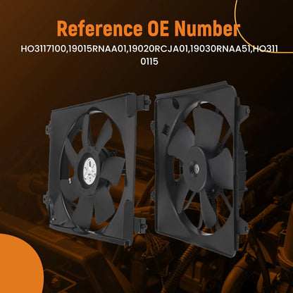 Electric Cooling Fan Assembly for Honda Civic (2006–2011)