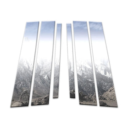 6Pc Chrome Pillar Post Covers Replacement for Volkswagen Tiguan (2009–2017)