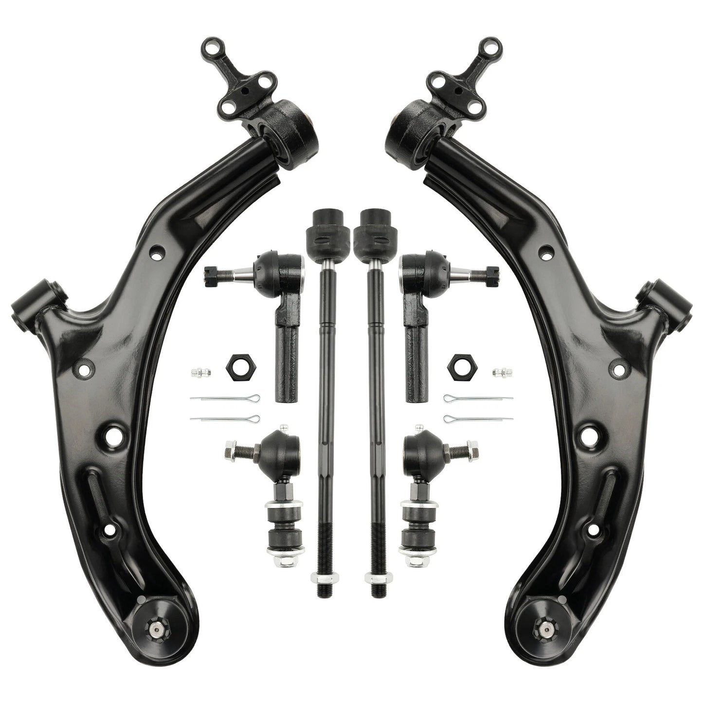 Front Lower Control Arms, Tie Rods & Sway Bars for 2002–2006 Nissan Sentra