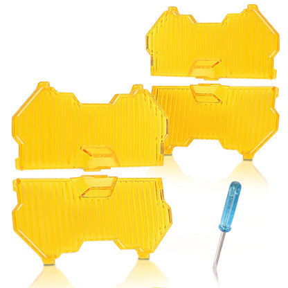 Amber Lens Protector for 5" Round LED Driving Light Pods for Universal (—)