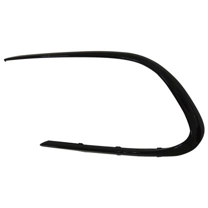 Replacement Black Front Driver Side Bumper Cover Grille Molding