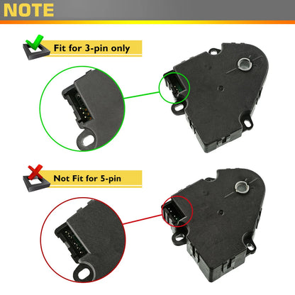 Air Door Actuator for Chevy Silverado 1500 (1999–2006) GMC 3500 (2001–2006)