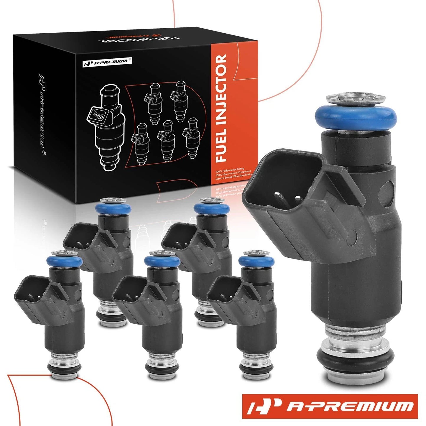 6x Fuel Injector for Chevy Impala Malibu (2006–2010) Buick Lucerne Pontiac