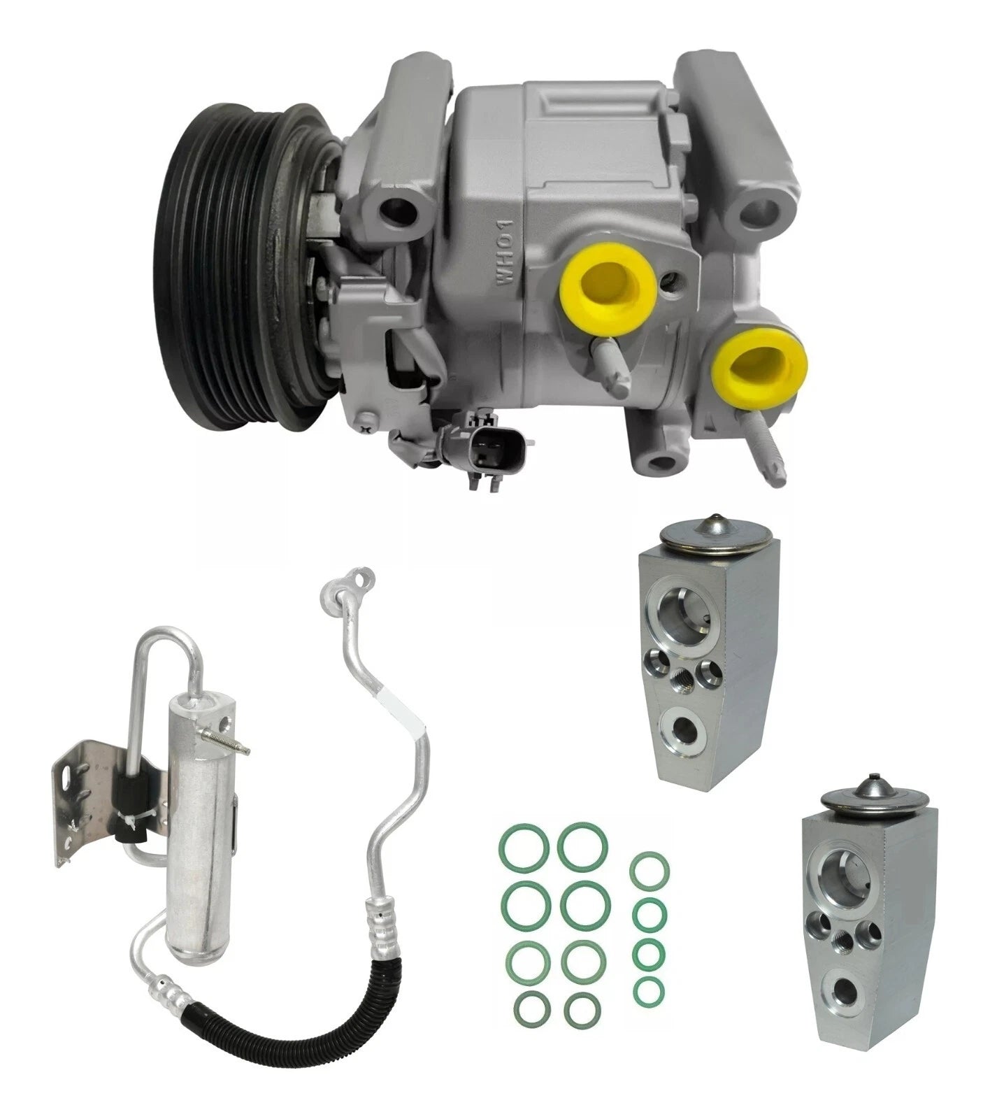 A C Compressor Kit for Dodge Journey 3.6L (2013–2013) with Rear