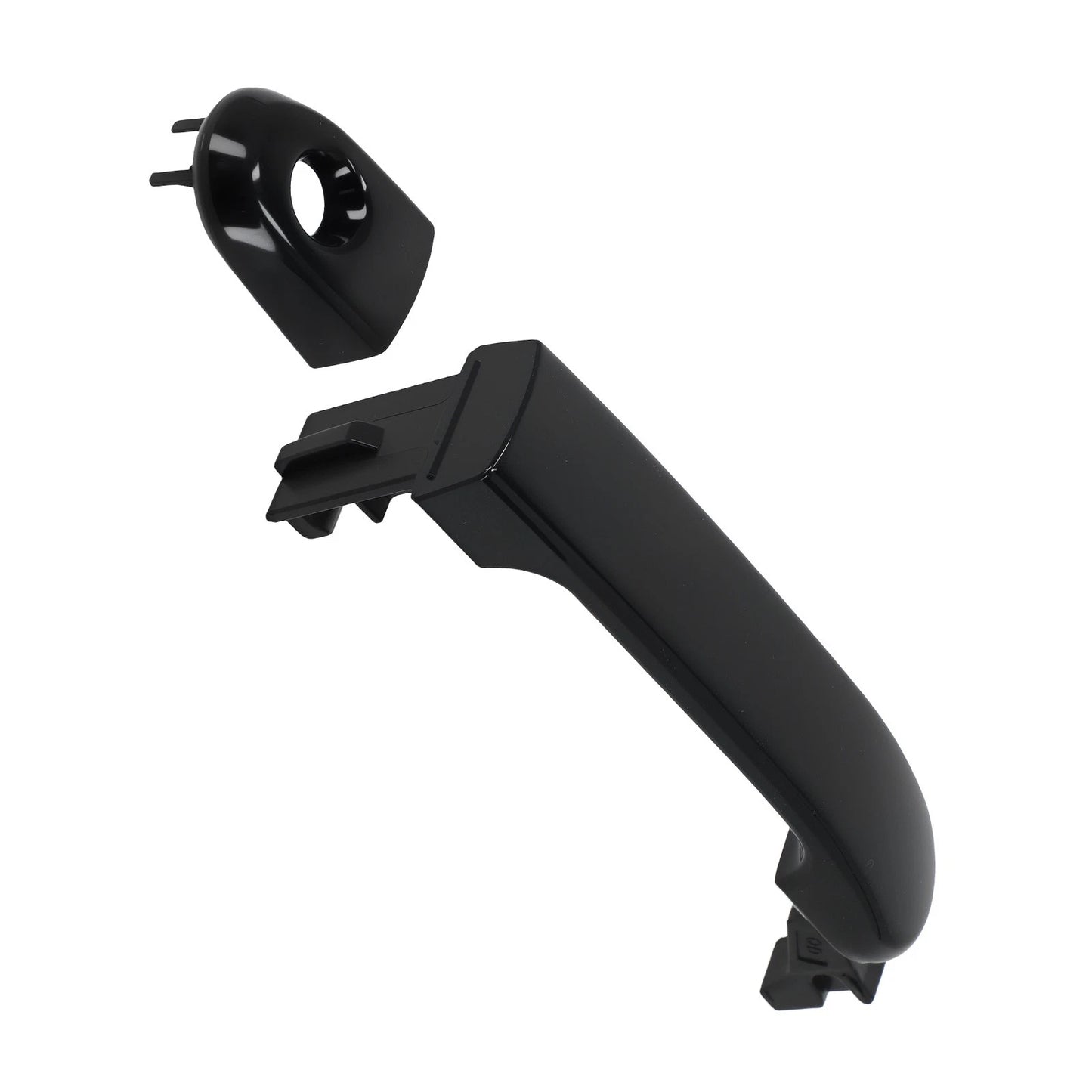 Exterior Door Handle Front Left for Nissan Versa Hatchback (2007–2012) Black