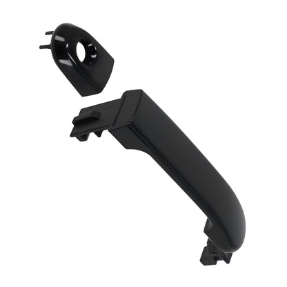 Exterior Door Handle Front Left for Nissan Versa Hatchback (2007–2012) Black